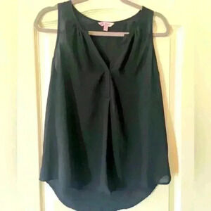 Candies brand Black Sleeveless Blouse Size Small Juniors